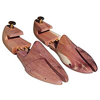 Ajustement optimal et ventilation Sneakerprofi Lot de 4 embauchoirs à chaussures en bois de cèdre véritable pour homme et femme avec double ressort 